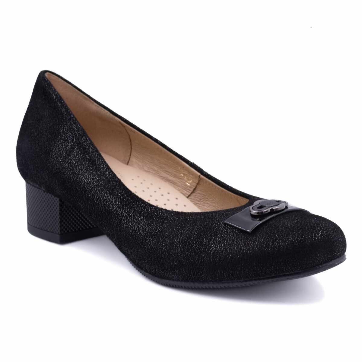 Maiden dynamic patron Pantofi eleganti dama, Beatrixx, din piele naturala velour, culoare negru,  cod AF-496G Dama///Incaltaminte Dama///Pantofi- 115 produse